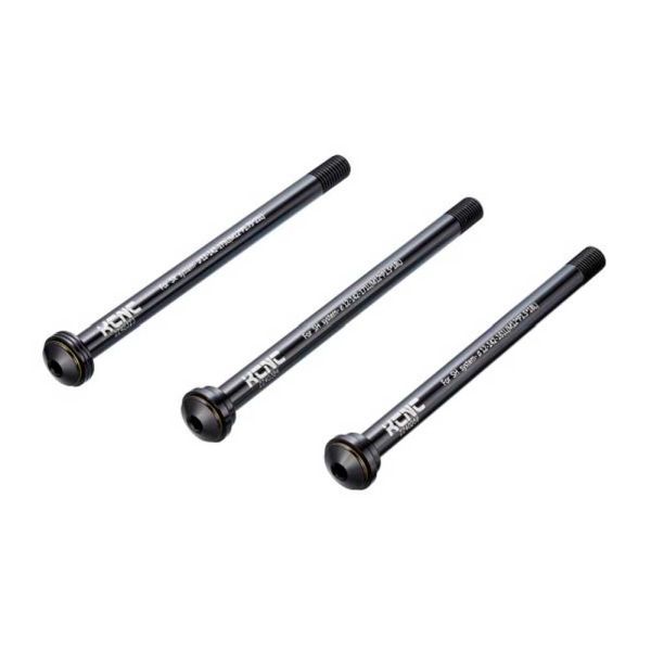 Eje KQR08 Boost - Delantero Negro Shimano E-Thru/Fox M14x156mm Paso Rosca 1.5