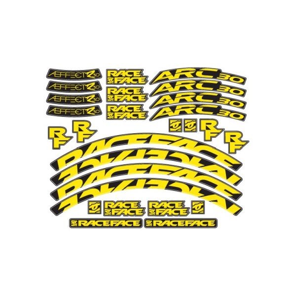 Kit Adhesivos Ruedas - Amarillo Talla S
