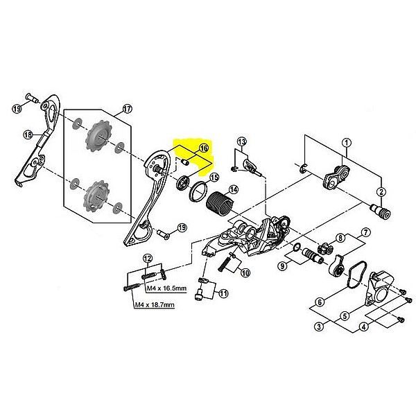 Portapoleas Exterior XT RD-M786-GS - por defecto