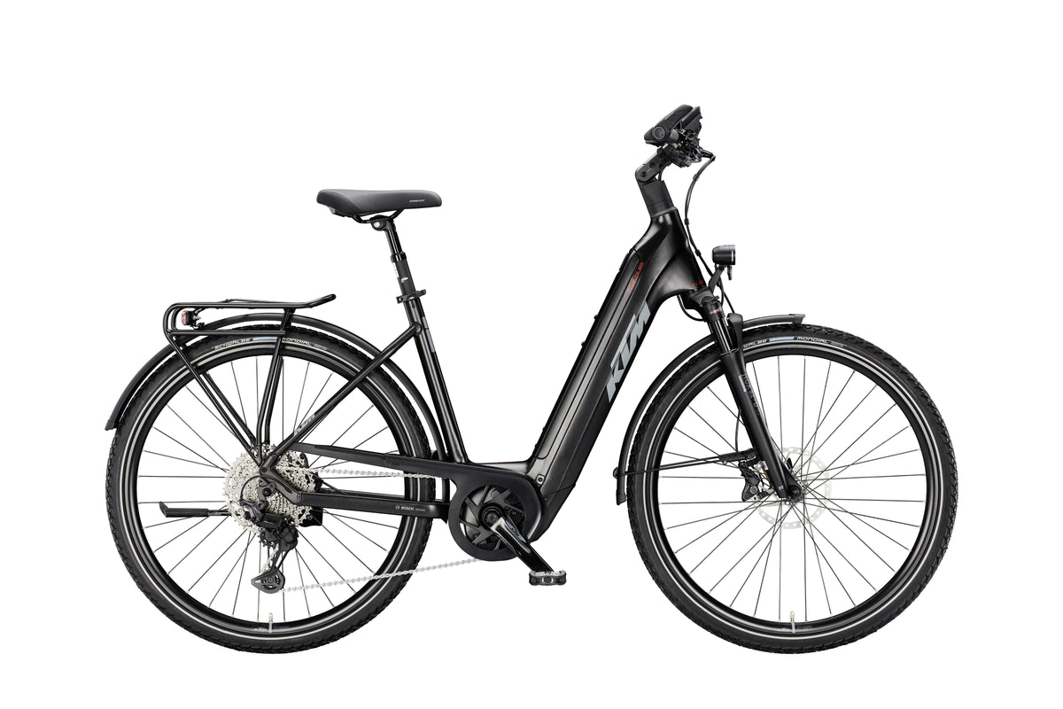 Macina Tour CX 820 Unisex - US 43 DMD BLK MATT (GR+BURNT ORANGE) SH DEORE XT 11+BOSCH PT-CX8K4