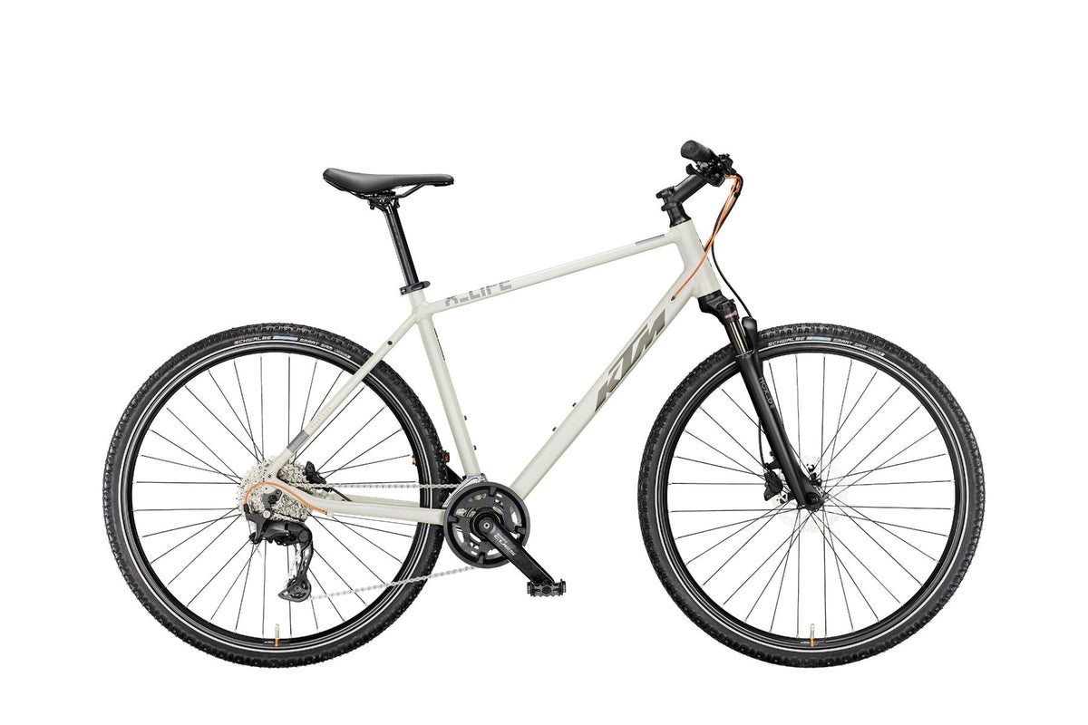 X-Life Action - H 63 DEW SILVER MATT (GREY+ORANGE) 2X10 SHIMANO CUES