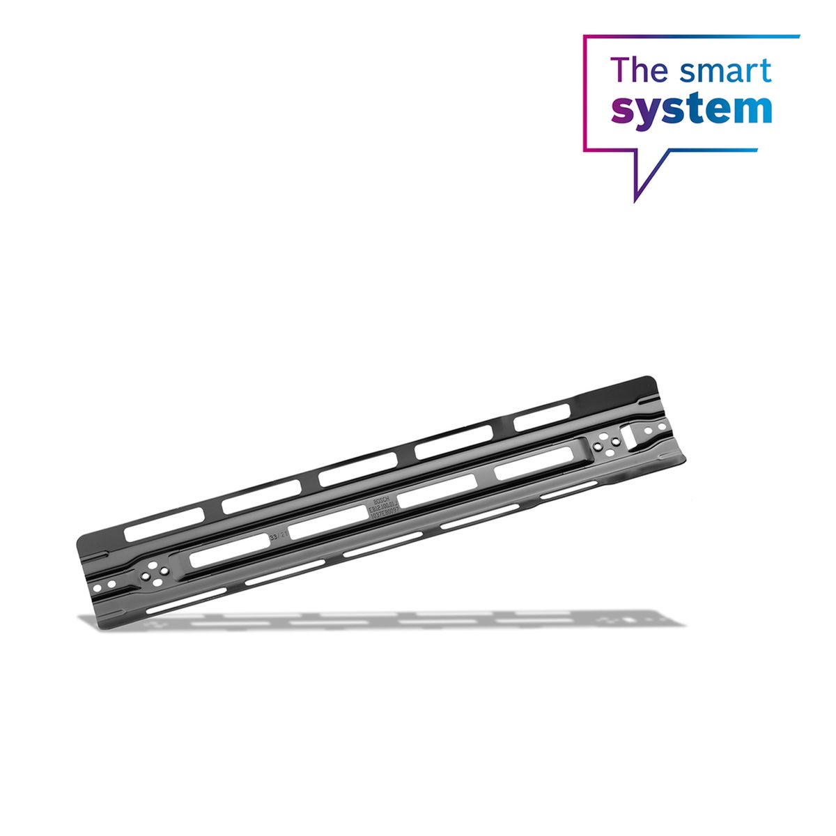Carril de montaje de PowerTube 500 horizontal, pivotante (BBP375Y) - por defecto