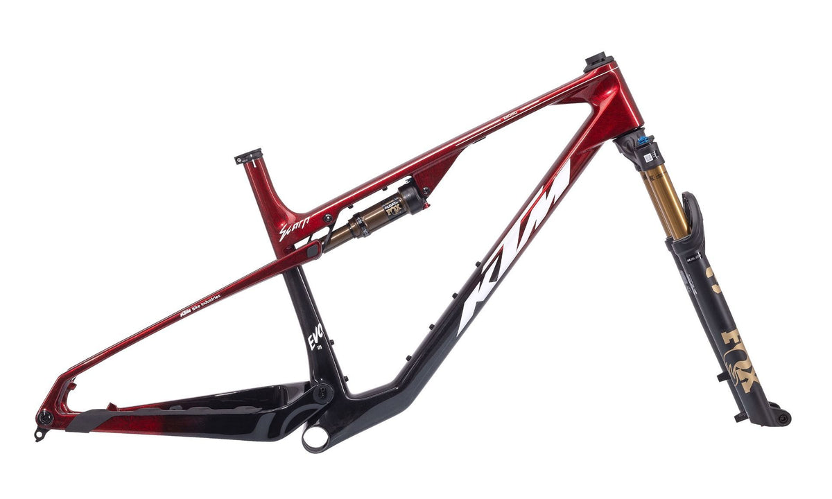 Kit Scarp MT Evo Fox 34 SL 29" Float 120 Kashima - Talla S/38 cm carbon crystal red+black (white+red) Horquilla Negra