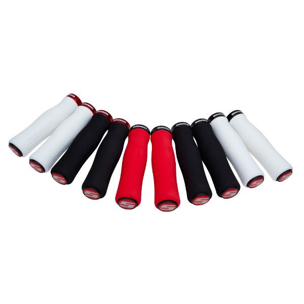 Locking Grip Contour Foam 129mm - Black/Red