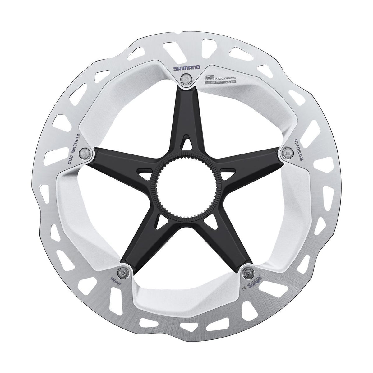 Shimano XT RT-M800 180mm - Con anillo de cierre (dentado externo)