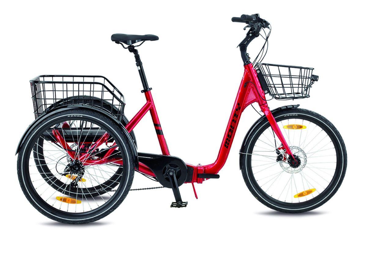 Monty Bikes Rocket 24 - RED-SILVER-RED MD