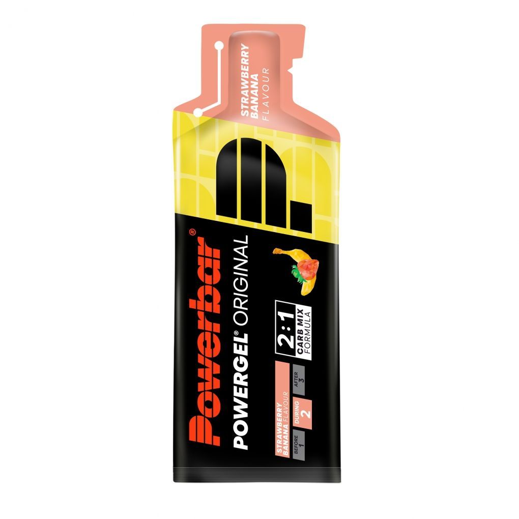 PowerBar PowerGel - Fresa/Plátano - Caja 24 unidades