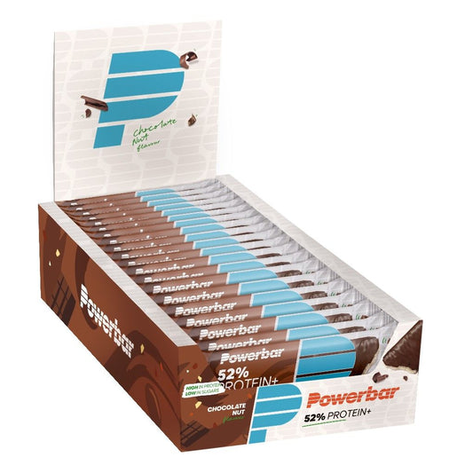 Protein Plus 52% - Chocolate/Nueces - Caja 20 unidades