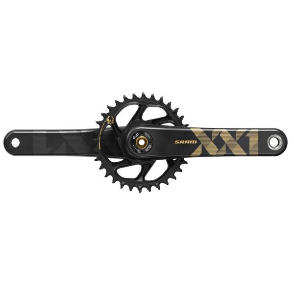 XX1 Eagle DUB SL - Negro/Dorado Boost 175mm