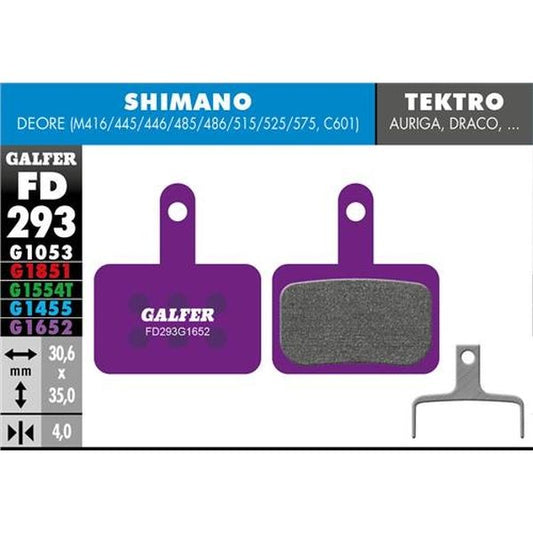 Pastillas E-Bike Shimano Deore - por defecto