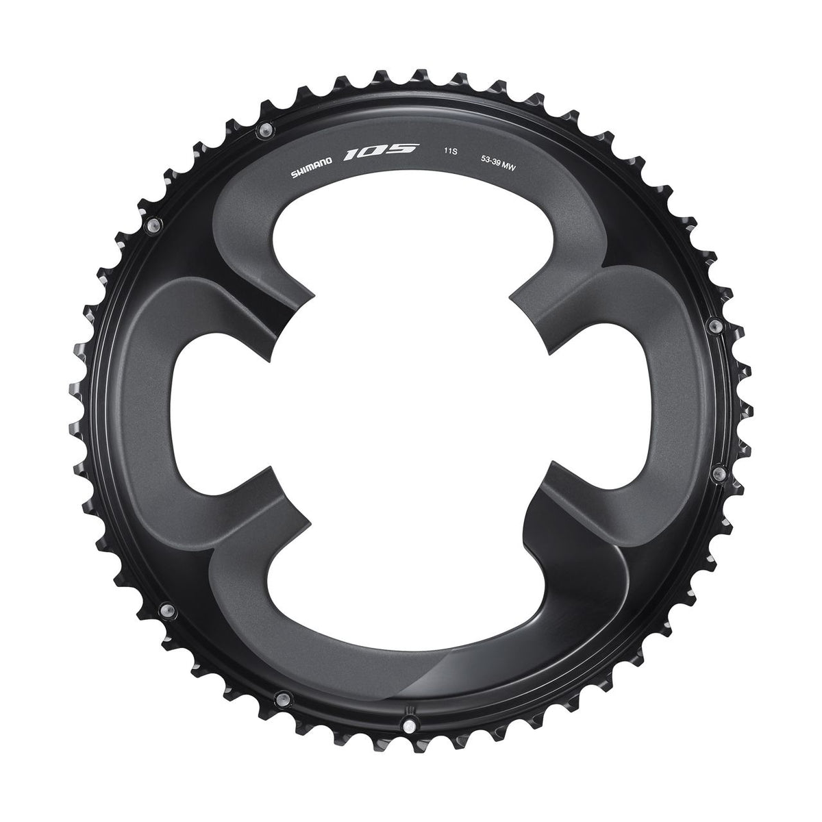 105 FC-R7000 - 53 Dientes Negro