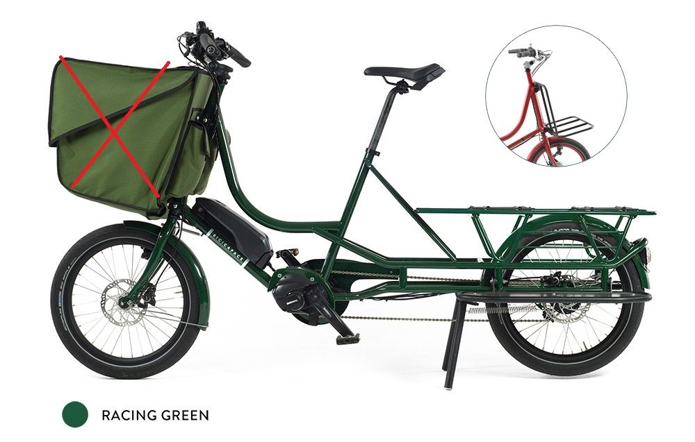 E-Justlong EP6 - Verde Racing + Portabultos Delantero