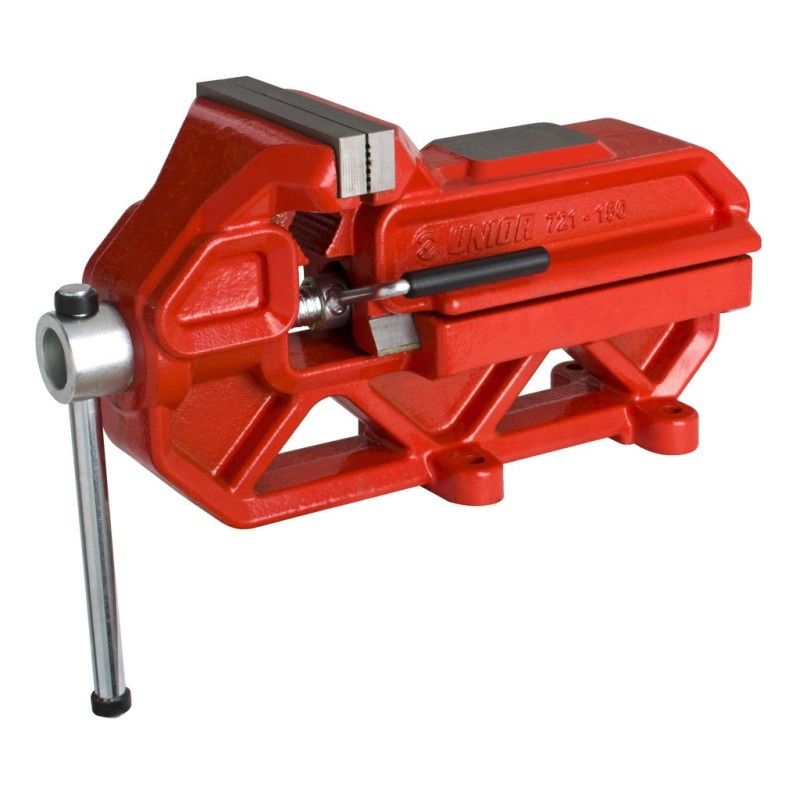 Tornillo de Banco Irongator Automático - Rojo Mordaza 150mm