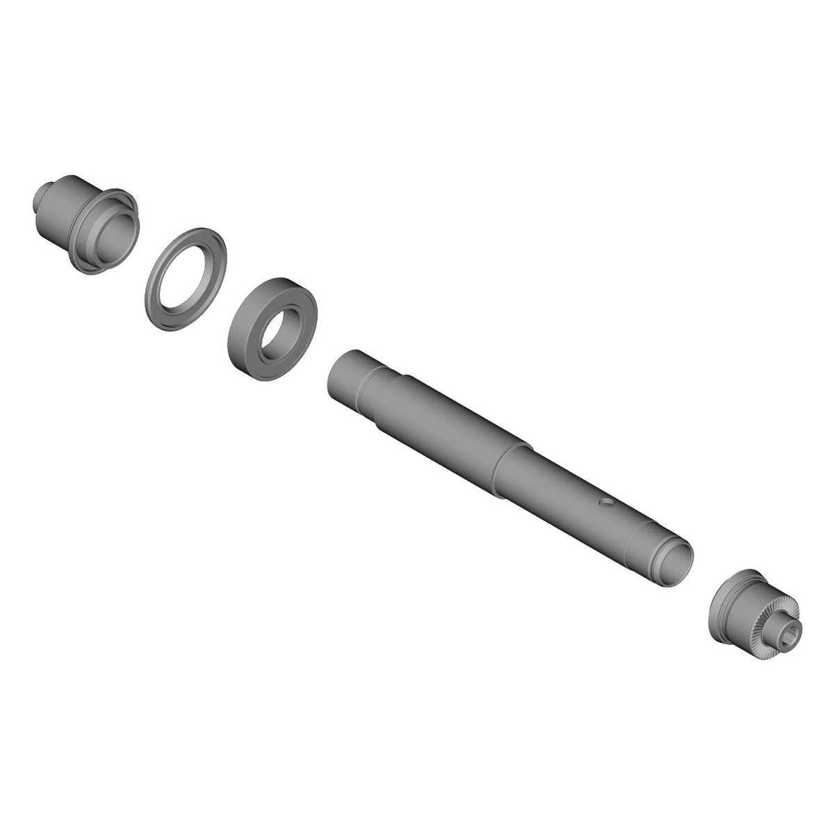 Complete Hub Axle FH-QC500-MS-B - Por defecto