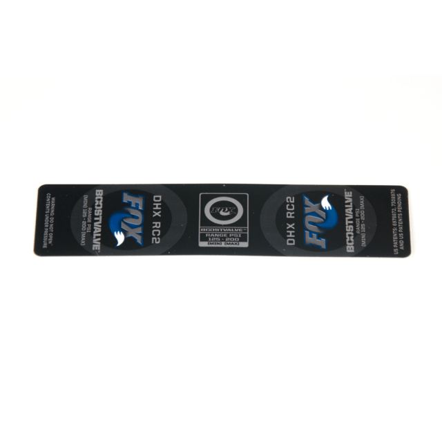 Adhesivo Amortiguador Fox DHX RC2 '10 - Por defecto