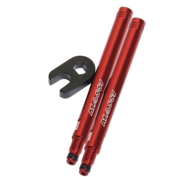 Prolongador de válvula 60mm - Rojo