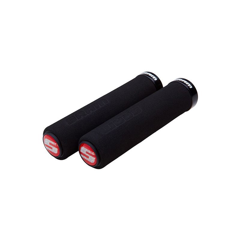Locking Grip Foam 129mm Single Clamp - Black/Black