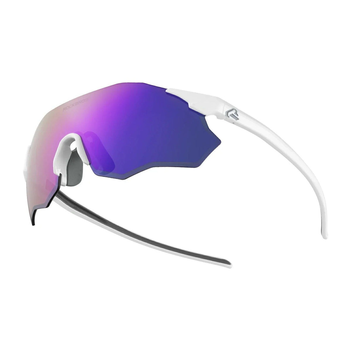 Rockbros Swift - Blanco Lente Morada Polarizada