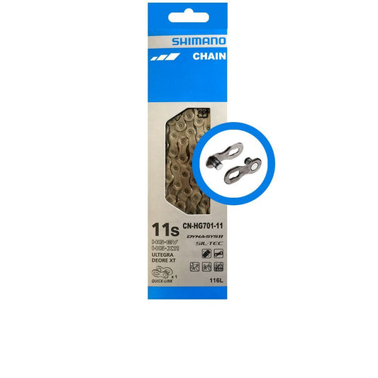 Shimano Ultegra / XT HG701 - 116 Eslabones + Eslabón Rápido