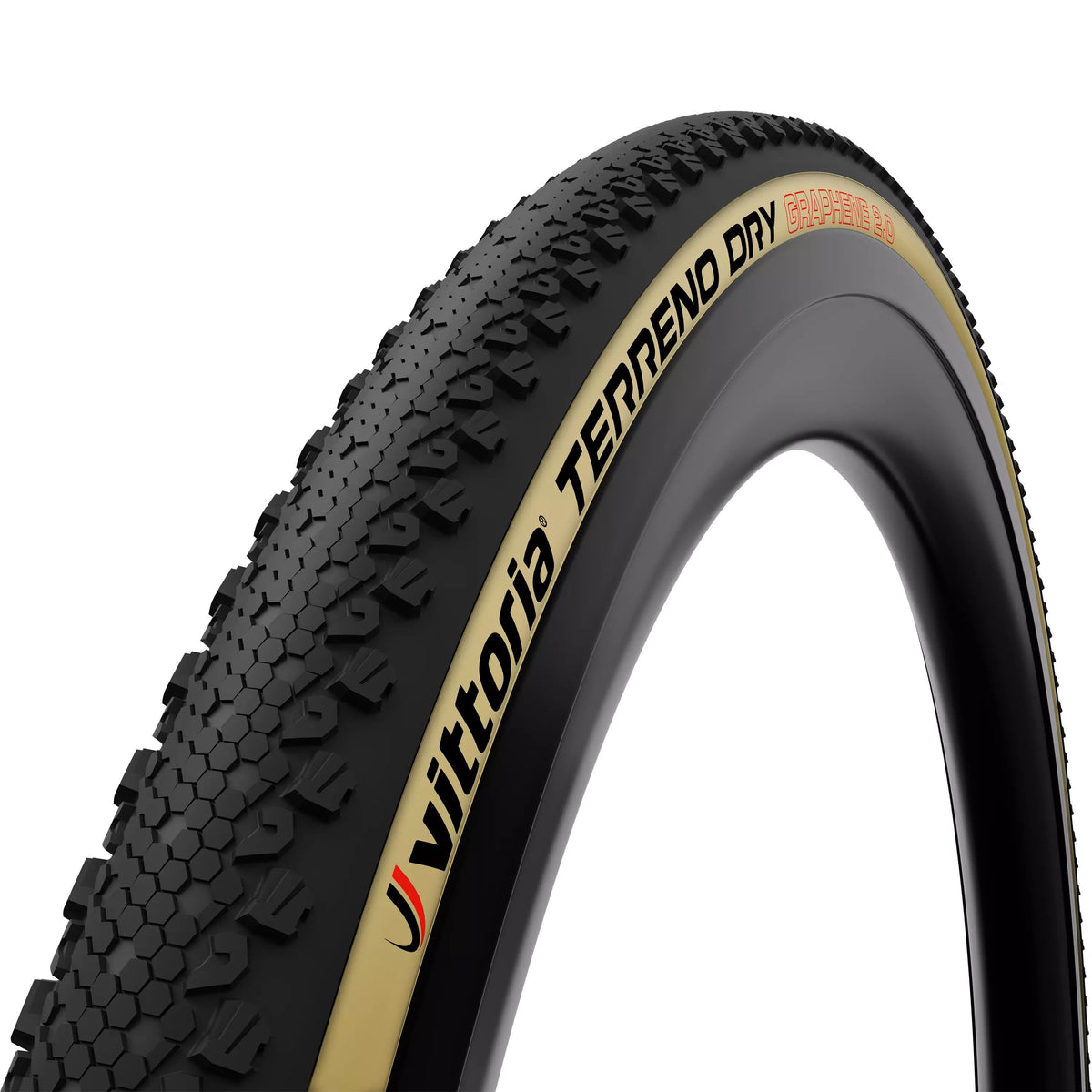 Vittoria Terreno Dry Gravel Lite - 700x40, 1C Grafeno, Tan