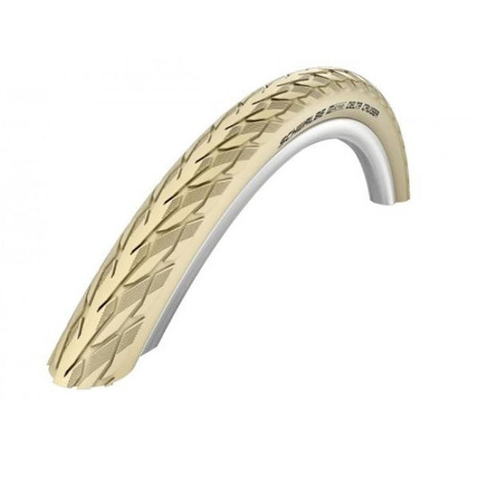 Schwalbe Delta Cruiser Plus 26 - 26x1 3/8 Active Line Crema Reflectante