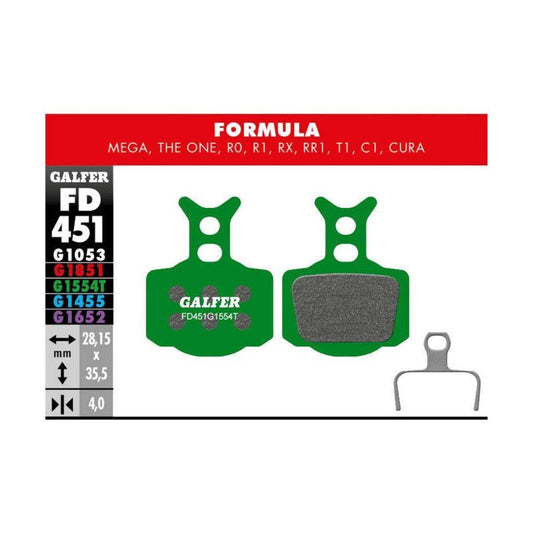 Galfer Pastillas Mega The One, R0, R1, RX, RR1, T1, C1, Cura - Pro