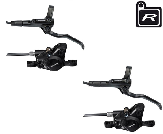 Shimano BR-MT200 OFERTA - Juego (Delantero latiguillo 85cm, Trasero 150 cm)