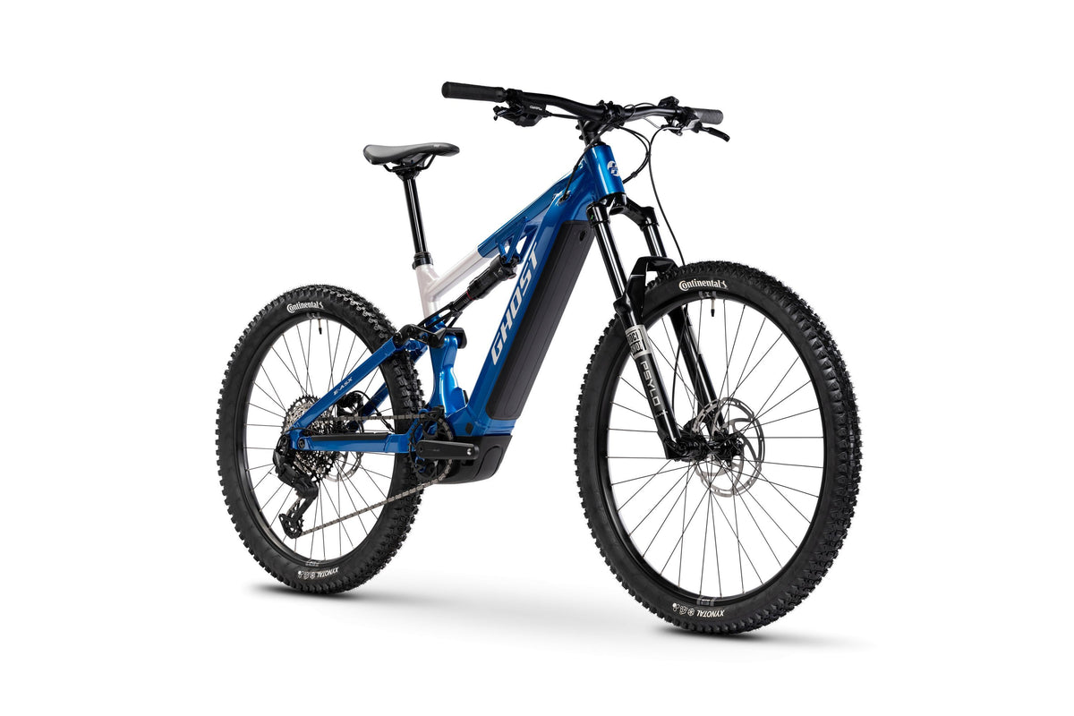 Ghost Custom Line E-ASX Universal BMK Edition - L - candy blue/coffee arctic dust - glossy