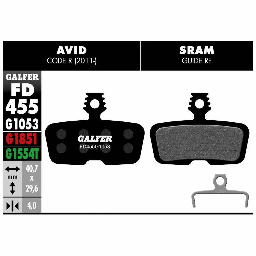 Galfer Pastillas Avid Code R/RSC/Guide RE - Standard
