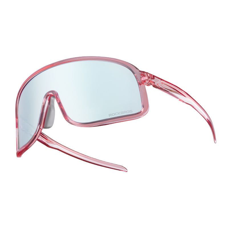 Rockbros Gafa Fotocromática Anti-Empañamiento - Rosa Lente Azul